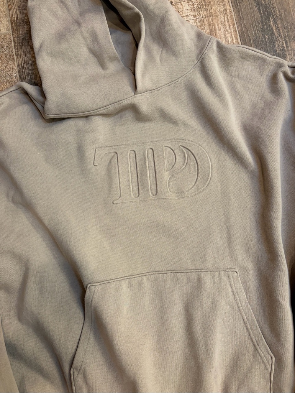 Taylor Swift TTPD Merch Tan Sz 3XL Oversized 100% Cotton